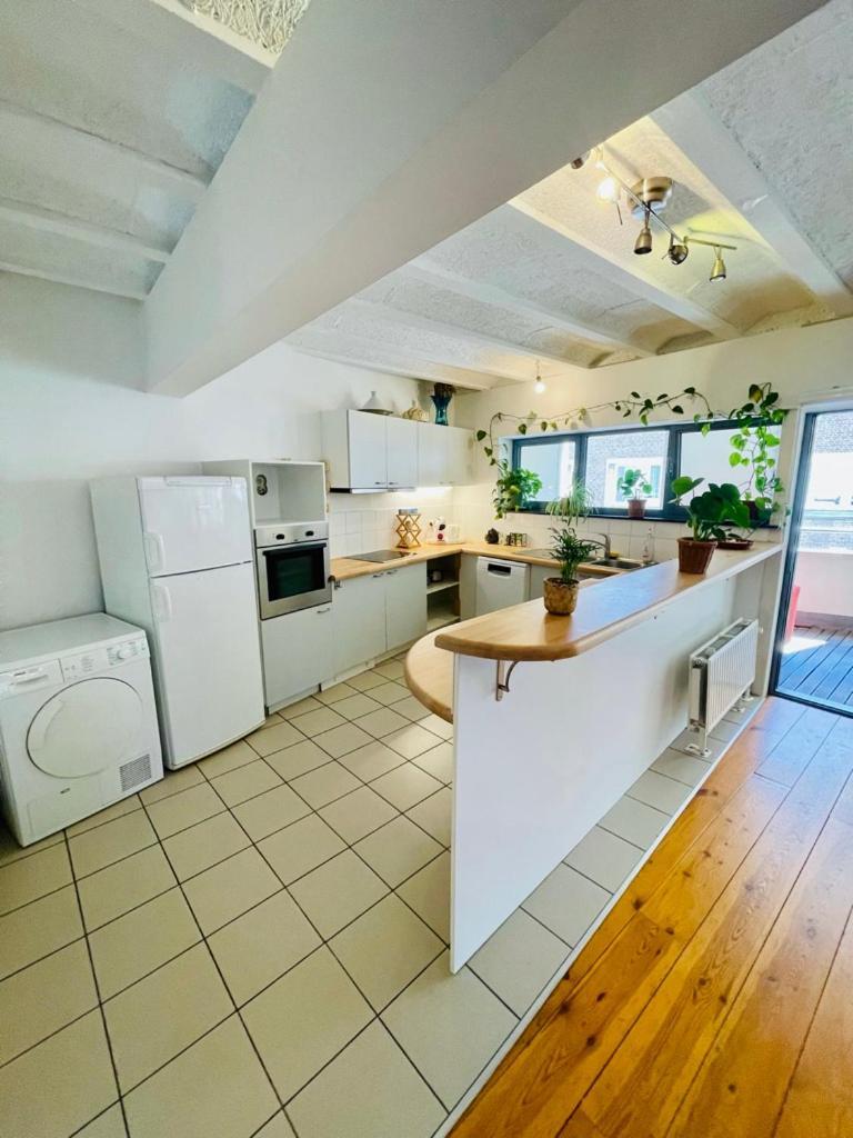 Down Town Oasis-Spacious Loft With Private Parking Brussels Exterior photo
